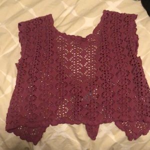 Open back tied together